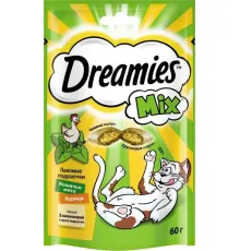 Dreamies Подушечки для кошек с кошачьей мятой и курицей 60 г