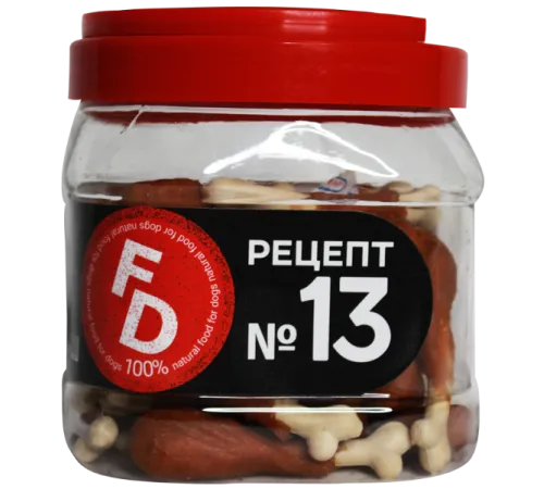 For Dogs Рецепт №13 - Куриные ножки с кальцием, 500 г