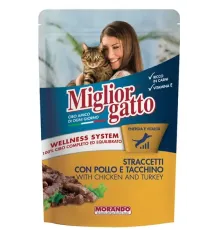 Miglior Gatto Кусочки в соусе (Курица и индейка), 100 г