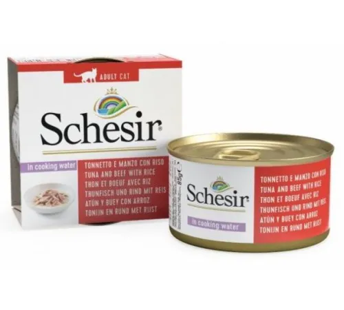 Schesir with Tuna Beef Rice (Тунец, говядина, рис) 85 г