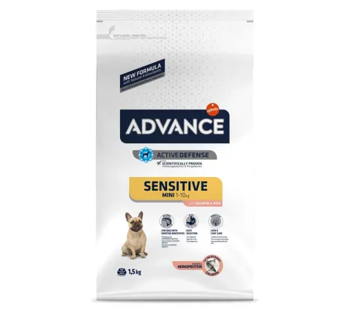 Advance Dog Mini Sensitive (Лосось), 1,5 кг