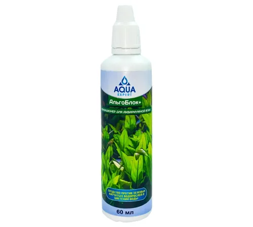 Aqua Expert АльгоБлок+ Кондиционер для аквариумной воды, 60 мл