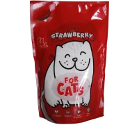FOR CATS Наполнитель силикагелевый (клубника) 8 л