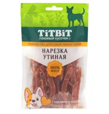 ТИТБИТ Нарезка утиная для собак мини пород, 70 г
