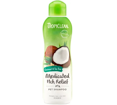 Tropiclean Шампунь Medicated Itch Relief Oatmeal & Tea Tree, 355 мл