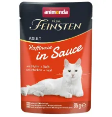 Vom Feinsten Adult Raffinesse (Курица и телятина в соусе), 85 г