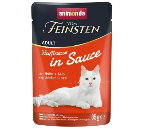 Vom Feinsten Adult Raffinesse (Курица и телятина в соусе), 85 г