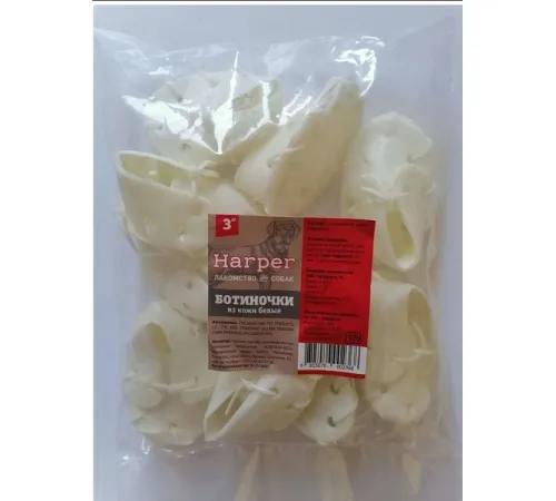 Harper Ботиночки из кожи белые 3