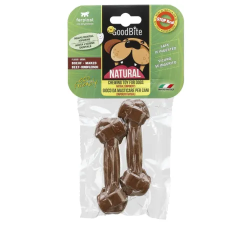 Ferplast Игрушка-кость NAT OSSO MANZO (Говядина) S, 2 шт/уп
