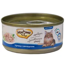 Мнямс Консервы Тунец с анчоусами в нежном желе, 70 г