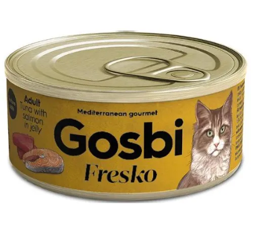 Gosbi Fresko Cat (Тунец и лосось в желе) 70 г