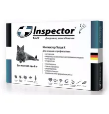 Экопром Inspector Total K для кошек от 4 кг 0,8 мл