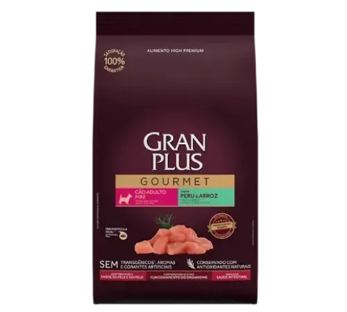 Granplus Gourmet Dog Adult Mini (Индейка, рис), 1 кг