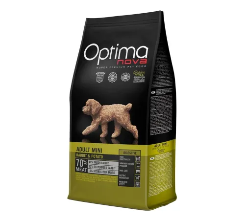 Optimanova Adult Mini (Кролик и картофель), 2 кг