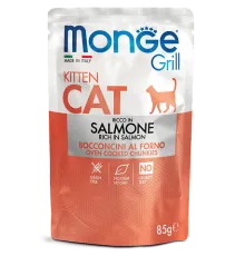Monge Пауч Grill Kitten (Лосось), 85 г