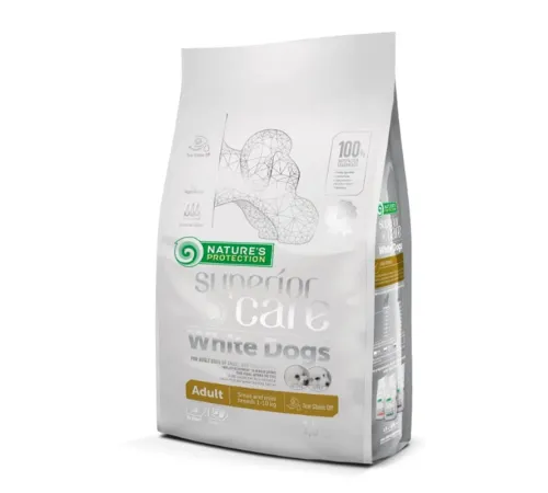 Nature's Protection SC White Dogs Adult Small and Mini Breeds (Ягненок), 1,5 кг