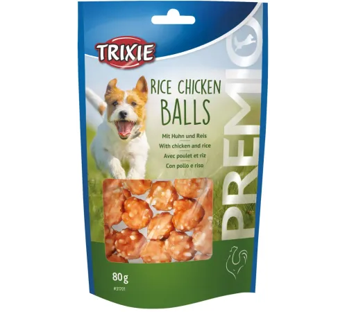 Trixie Premio Шарики из курицы с рисом для собак, 80 г