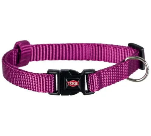 Trixie Ошейник Premium Collar, ягодный XS-S