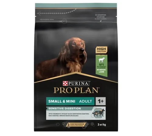 Pro Plan Small & Mini Adult Sensitive Digestion (Ягненок), 700 г