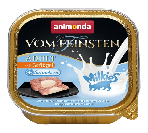 Vom Feinsten Milkies (с дом. птицей и начинкой из сливок) 100 г