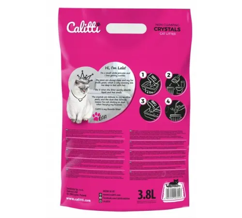 Calitti Crystals Силикагелевый 3,8 л