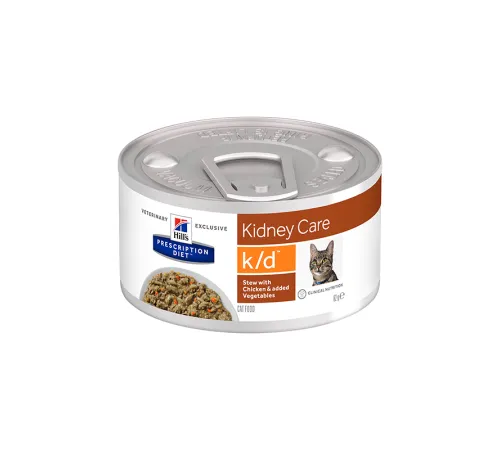 Hill's Prescription Diet k/d Рагу Влажный корм для кошек (курица) 82 г