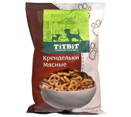 ТИТБИТ Крендельки мясные с говядиной, 500 г