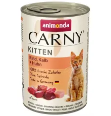 Carny Kitten (с телятиной и курицей) 200 г х 10 шт