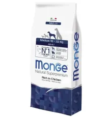 Monge Dog Daily Medium Adult (Курица, рис), 12 кг