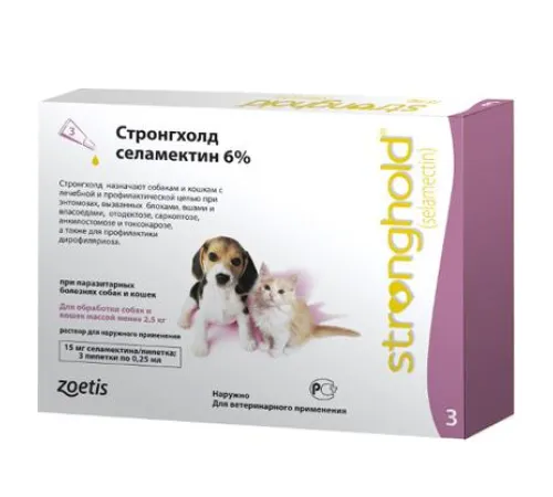 Zoetis Стронгхолд 6% 0,25 мл