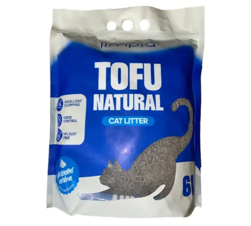 Limpia Наполнитель Tofu (Активированный уголь), 6 л (2,5 кг)