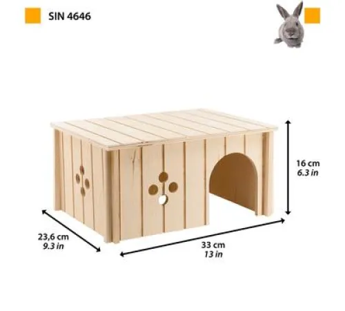 Ferplast SIN Домик для грызунов (4646) 33x23,6x16 см