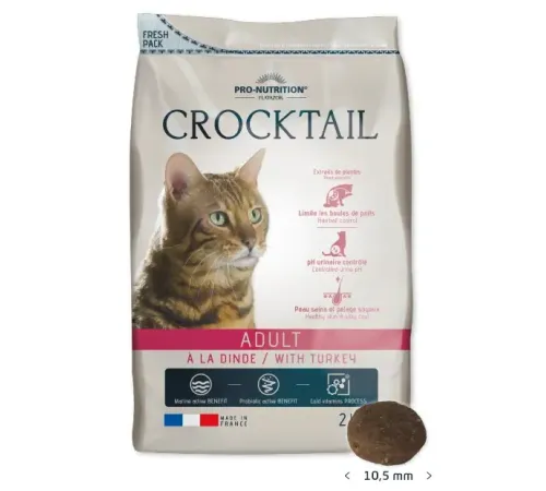 Flatazor Crocktail Adult Cat (Индейка), 10 кг