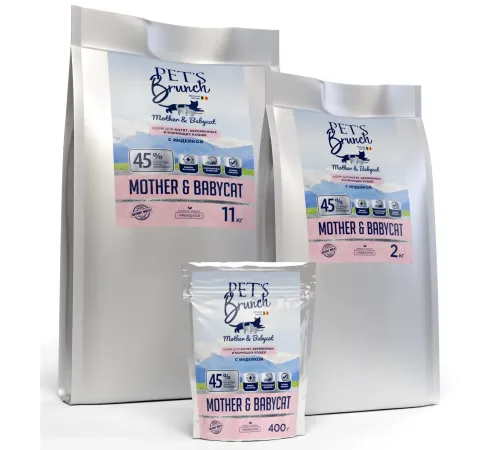 Pet's Brunch Mother & BabyCat (Индейка), 400 г