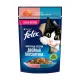 Felix Двойная вкуснятина для кошек (Лосось и форель в желе), 75 г