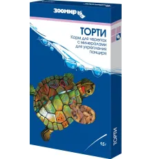 Зоомир Торти Корм для водных черепах, 15 г