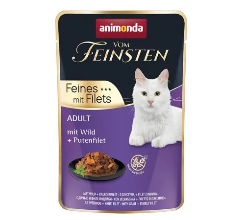 Vom Feinsten Adult Filet (с дичью и филе индейки) 85 г