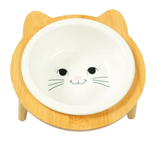 Mr.Kranch Миска керамическая Bamboo 400 мл, белая