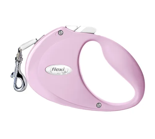Рулетка Flexi Puppy, лента 2 м, розовая, до 12 кг