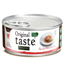 Original Tasty хлопья из филе тунца с диким лососем в соусе, 70 г