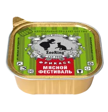 ZooRing Паштет Мясной фестиваль для кошек, 100 г х 16 шт