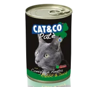 Adragna Cat&Co Паштет из кролика и утки, 405 г х 10 шт