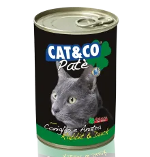 Adragna Cat&Co Паштет из кролика и утки, 405 г