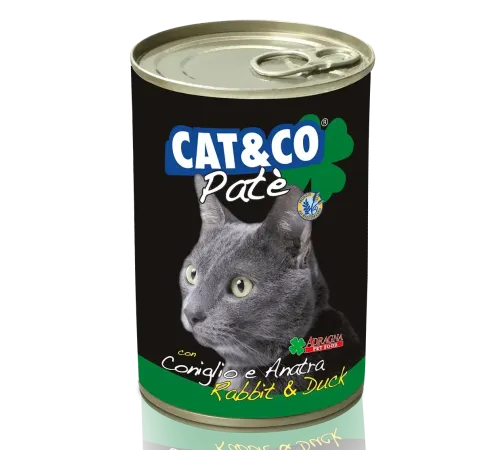 Adragna Cat&Co Паштет из кролика и утки, 405 г