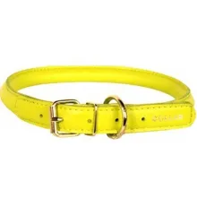 Collar Glamour Ошейник круглый желтый, 6 мм, 17-20 см