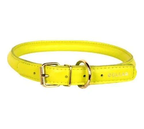 Collar Glamour Ошейник круглый желтый, 6 мм, 17-20 см