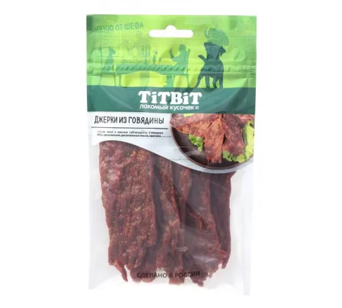 ТИТБИТ Джерки мясные из говядины, 70 г