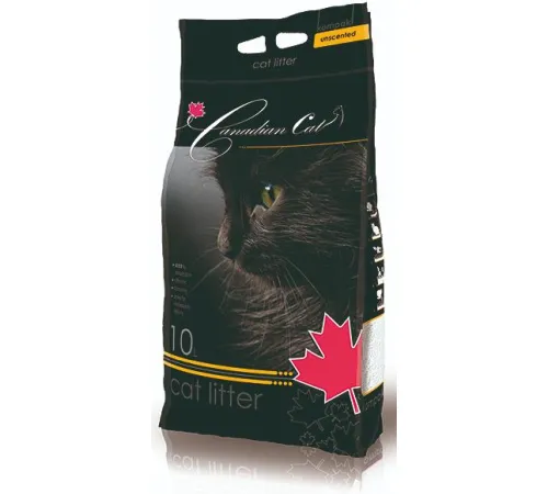 Наполнитель Canadian Cat Unscented (Натуральный), 10 л