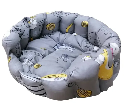 Happy Friends Лежанка Ракушка Цап-царап, 43х16 см