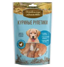 Лакомство для щенков: куриные рулетики, 90 г